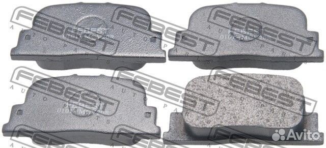 Колодки тормозные дисковые зад 0101MCV20R