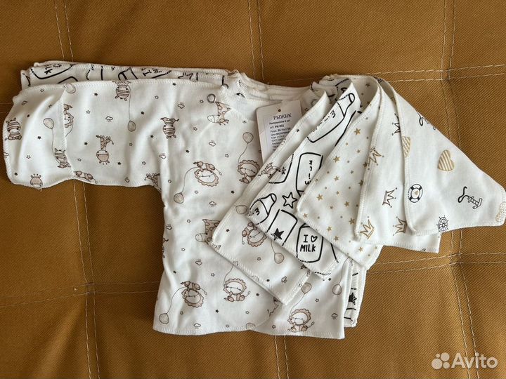 Распашонки для новорожденных (5 шт)