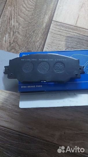 Комплект керамических колодок toyota corolla e150