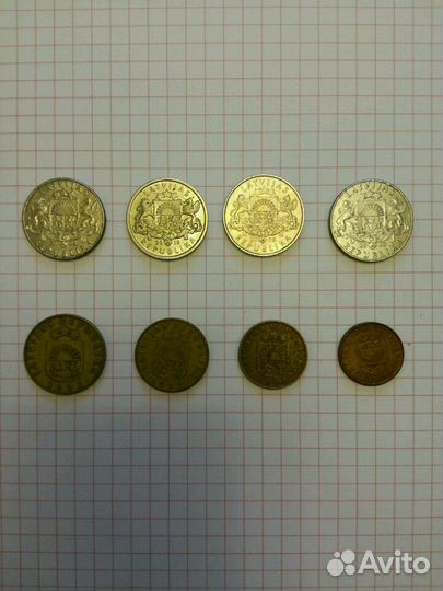 Монеты Латвии