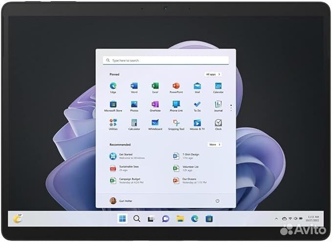 Microsoft Surface Pro 9, i7, 16 гб озу, 256 гб SSD