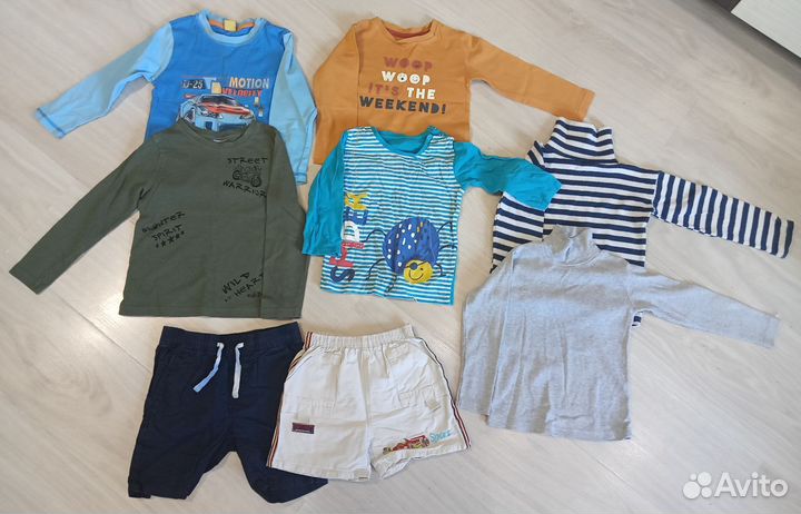 Вещи на мальчика 2,5-4 года пакетом (рост 98-110)