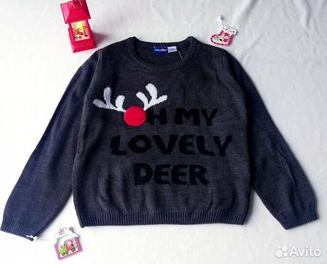 Новогодние свитера Германия,12-24mec и 2-4года