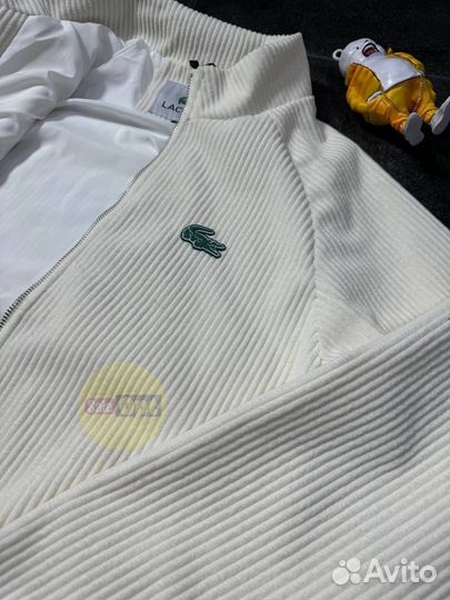 Вельветовые куртки Lacoste: стильные оттенки