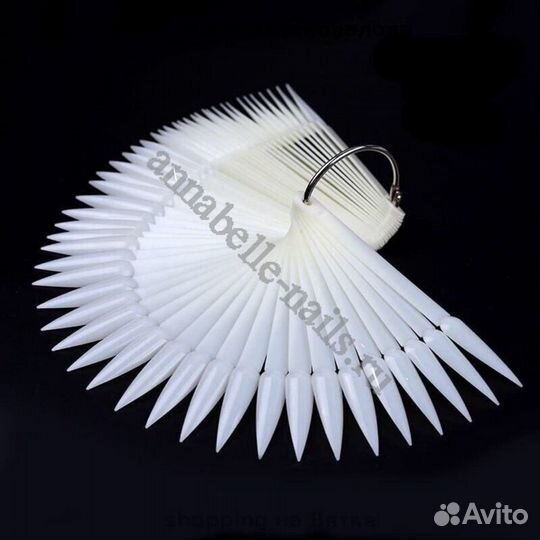 Типсы-веер для гель лака(демонстрационные)