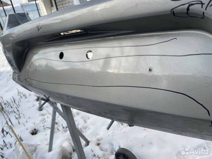 Задний бампер на renault logan 1 фаза 2