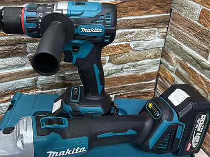 Набор makita шуруповерт и ушм болгарка 125 makita