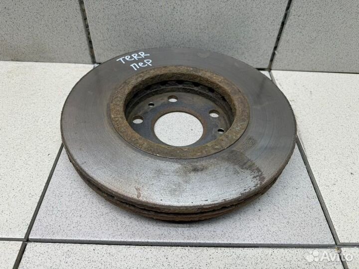Диск тормозной передний вентилируемый правый