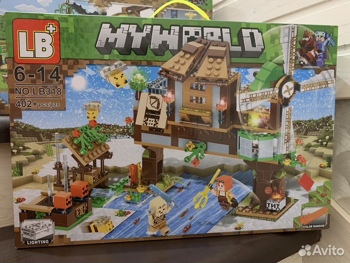 Конструктор лего Майнкрафт