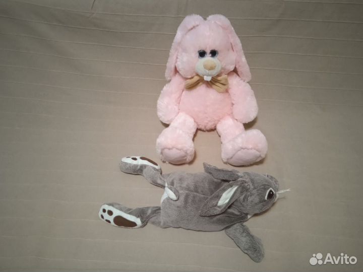 Пакет мягких игрушек-кроликов (2 шт.)