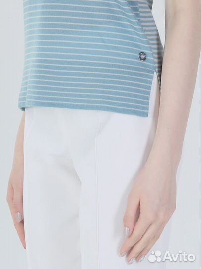 Футболка кашемировая в полоску Loro Piana