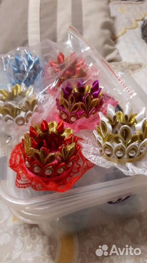 Бантики заколки, для волос