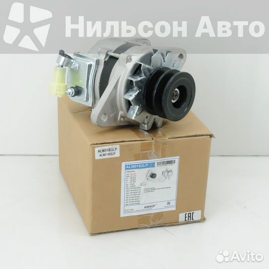 Генератор 24V isuzu forward 6HE1, без вакуума, шки