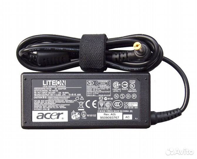 Блок питания ноутбуков Acer 19V, 3.42A A11-065N1A