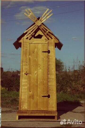 Уличный туалет домик с установкой KIO
