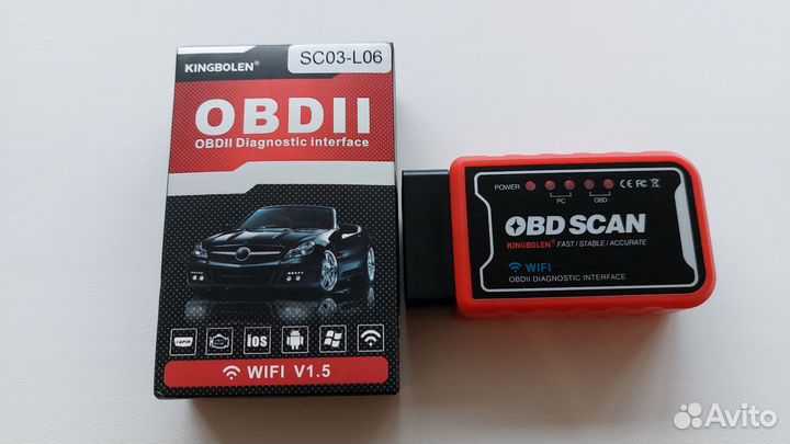 Автосканер WI-FI OBD2 ELM 327