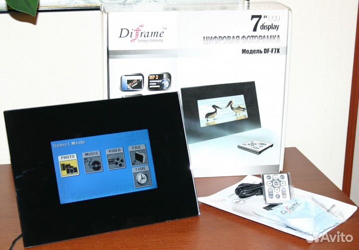 Diframe DF-F7X - Фоторамка чёрного цвета