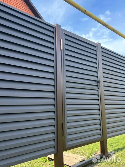 Забор жалюзи новый