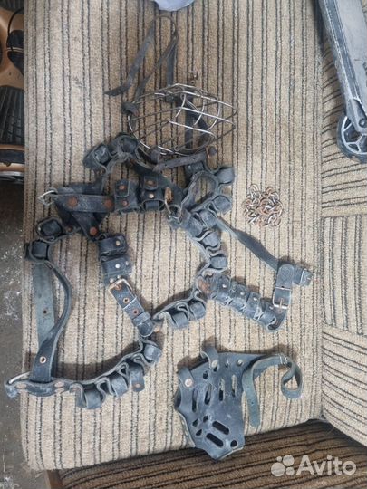 Намордник для большой собаки и утяжелители