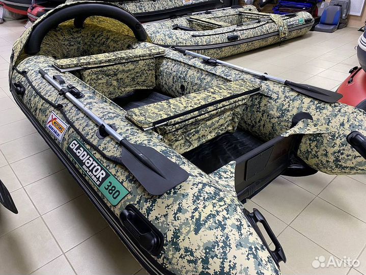 Лодка gladiator E380 AIR С нднд (X-motors edition)