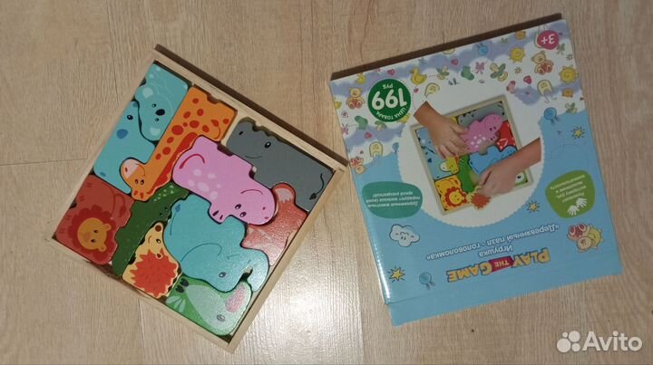 Игрушки и пазлы развивающие магнитная рыбалка