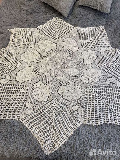 Скатерть вязанная