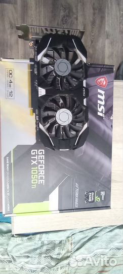 Видеокарта gtx 1050 ti msi