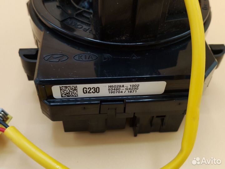 Подрулевой шлейф hyundai solaris 2