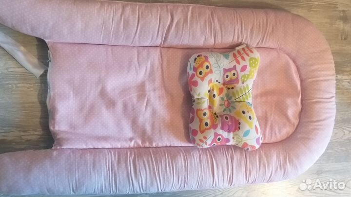 Кокон детский с ортопедический подушкой