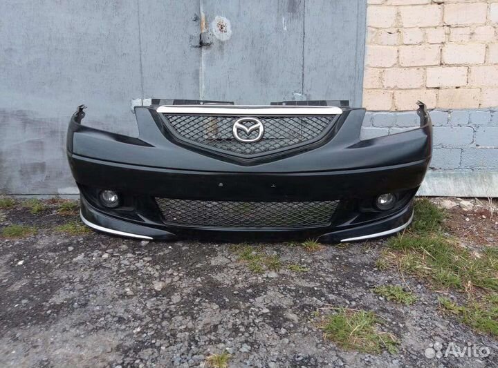 Бампер передний mazda MPV 2003 г.в