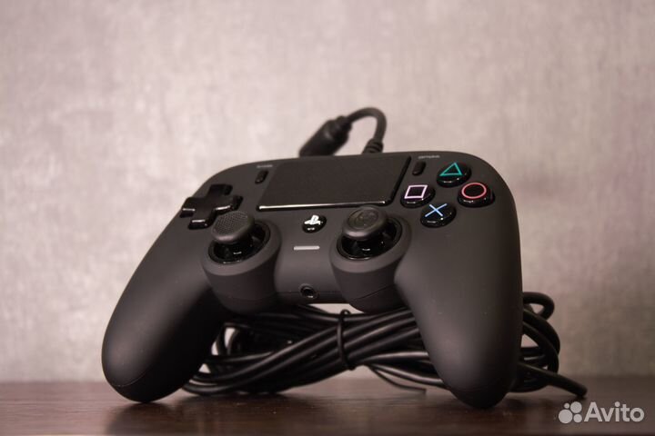 Геймпад проводной Nacon Compact черный PS4, PC