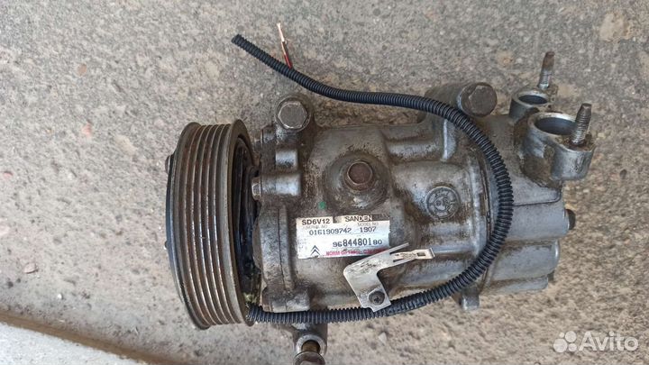 Компрессор кондиционера peugeot 206