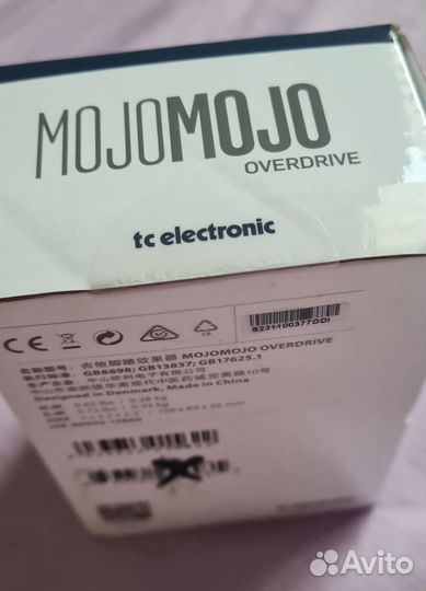 Новый TC Electronic MojoMojo Overdrive