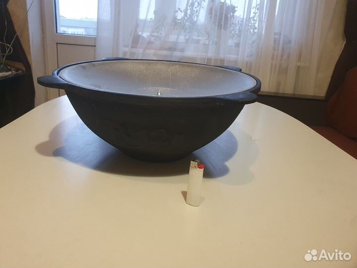 Казан 12 литров чугунный