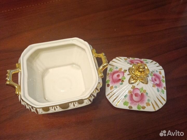 Конфетница СССР гжель