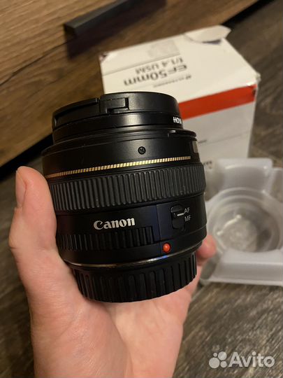 Объектив canon 50mm 1.4