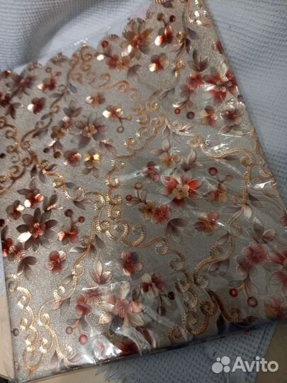 Скатерть на тканевой основе.110 150