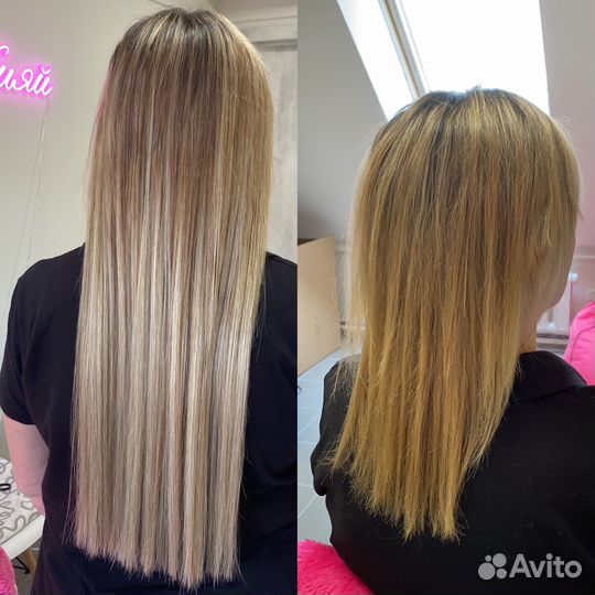 Наращивание биопротеиновых волос