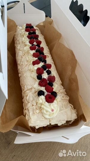 Меренговый рулет