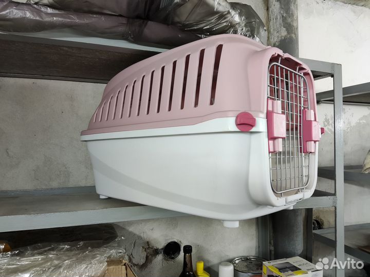 Переноска для кошки, собаки, пластиковая