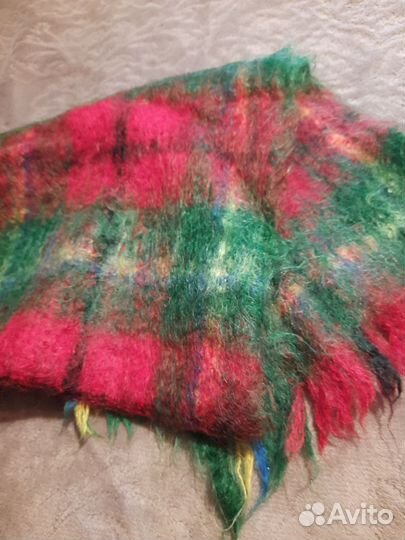 Шарф мохеровый из 90-х, новый, Индия