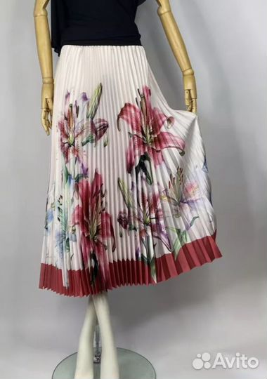 Юбка плиссе новая 46-50 размер