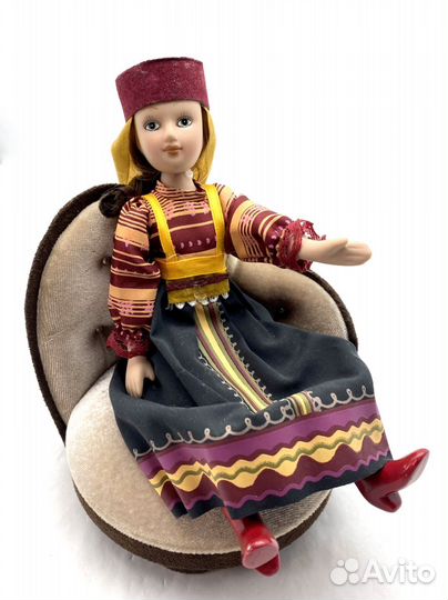 Коллекционная кукла в костюме Смоленской губернии