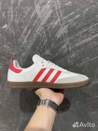 Adidas Samba OG White Better Scarlet