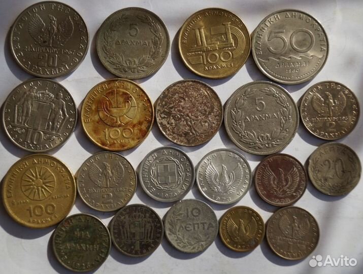 Греция. 20 монет