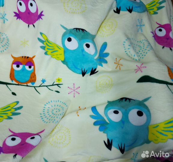 Плед детский теплый новый