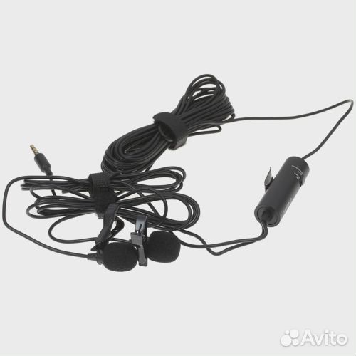 Микрофон сдвоенный петличный Maono AU-200