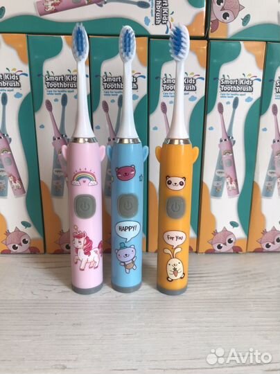 Детская электрическая зубная щетка