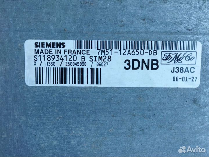 Блок управления двигателем Ford Focus 2 2004-2011