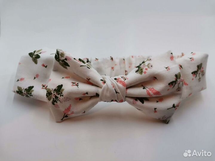 Повязка на голову,повязка бант, повязка солоха